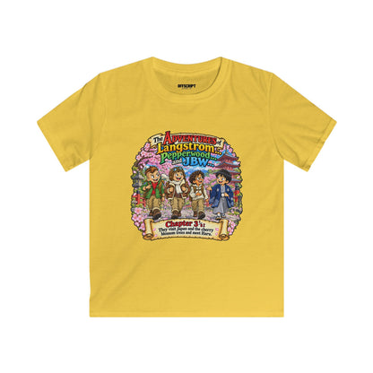 Kids Adventure Tee — 'The Adventure of Langstroth & Pepperwood' Illustrated Story Shirt