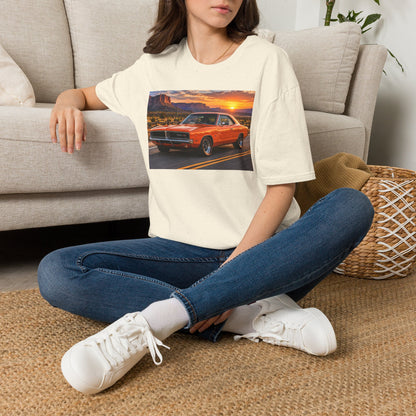 Classic Muscle Car Sunset T-Shirt