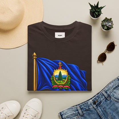 Vermont State Flag T‑Shirt — 'Freedom and Unity' Emblem Tee