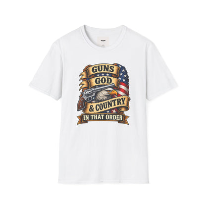 Guns God & Country Graphic T-Shirt