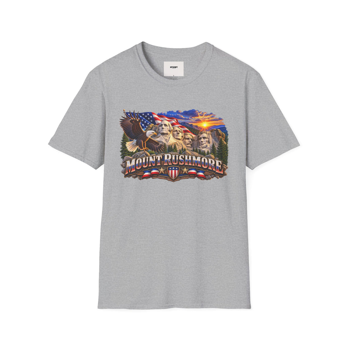 Mount Rushmore Graphic T-Shirt — Patriotic American Landmark Tee