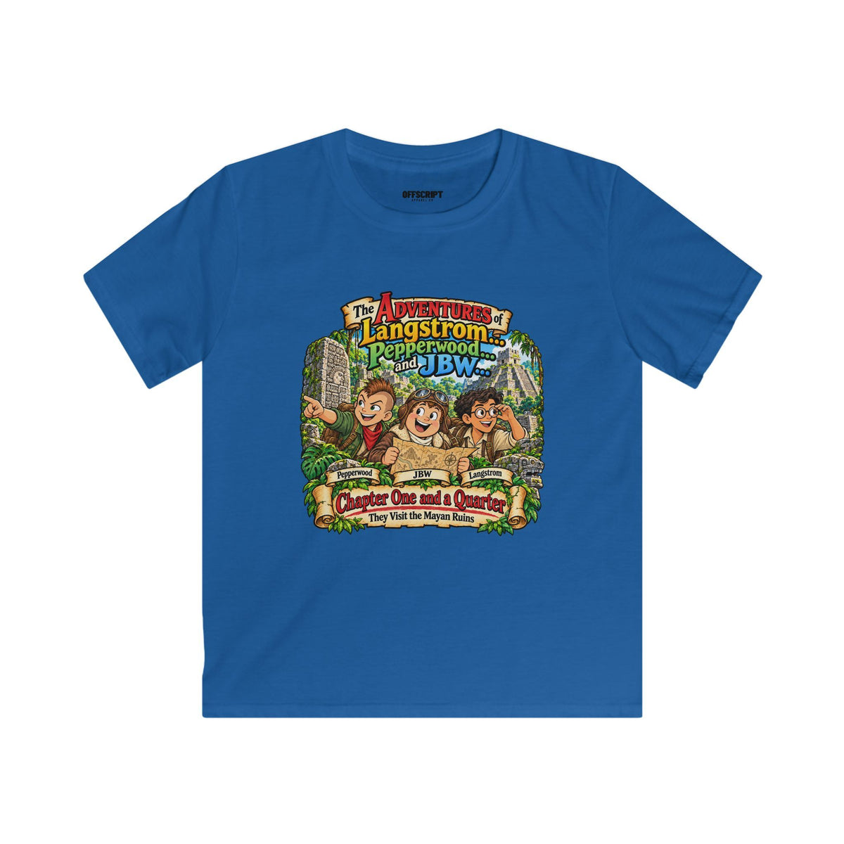 Kids Adventure T‑Shirt — "The Adventures of Langstrom & Pepperwood" Cartoon Tee