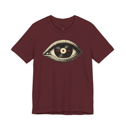 Graphic Tee — Vintage Vinyl Eye Illustration T‑Shirt