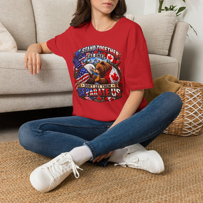 Patriotic "We Stand Together As One" T-Shirt