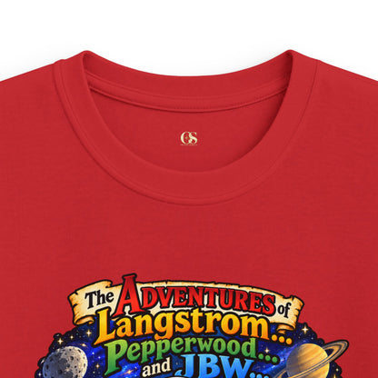 Kids Space Adventure Tee — 'The Adventures of Langstron, Pepperwood & JBW' Rocket Shirt