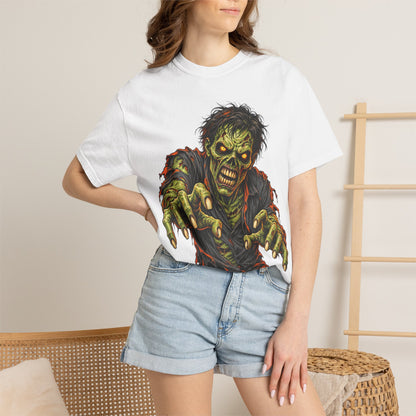 Zombie Attack T‑Shirt — Graphic Horror Tee for Halloween & Horror Fans