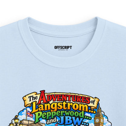 Kids T‑Shirt — 'The Adventures of Langstrom & Pepperwood' Vintage Storybook Design