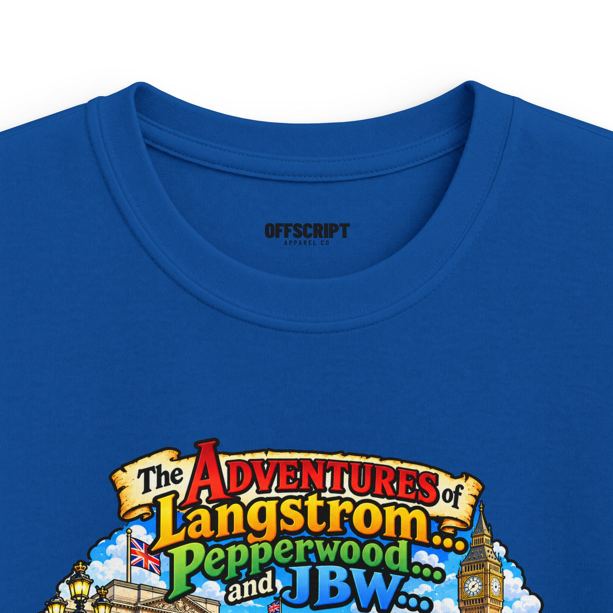 Kids T‑Shirt — 'The Adventures of Langstrom & Pepperwood' Vintage Storybook Design