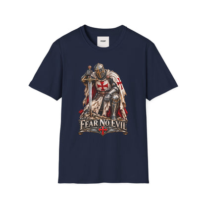 Knight T-Shirt — Fear No Evil Crusader Graphic Tee