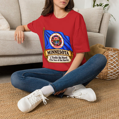 Minnesota Flag T-Shirt — "L'Étoile du Nord" State Pride Tee