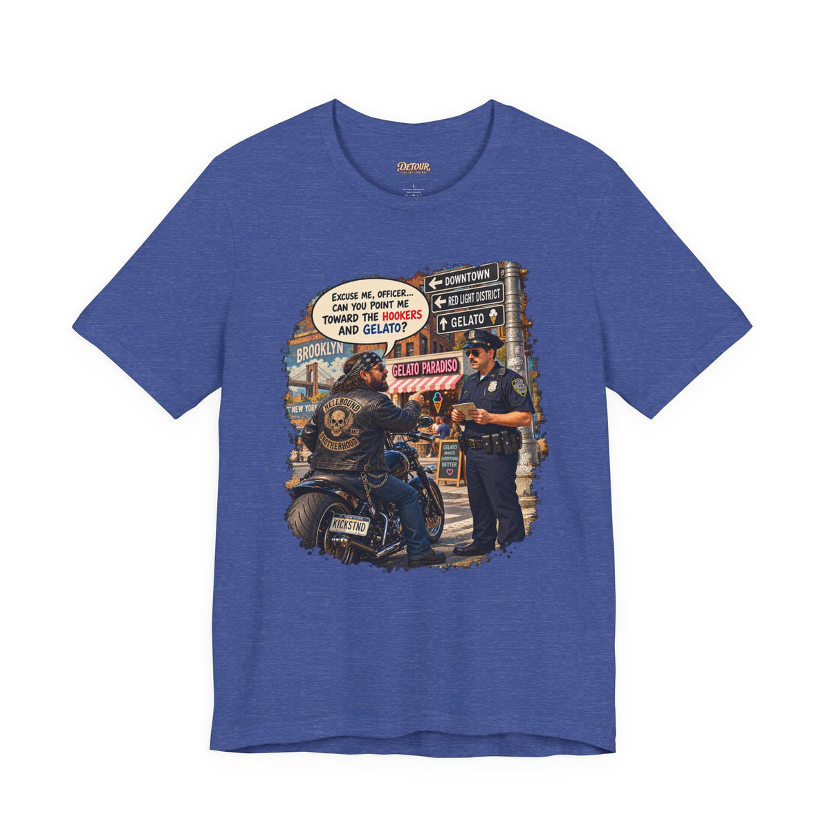 Motorcycle Rider Vintage Graphic Tee
