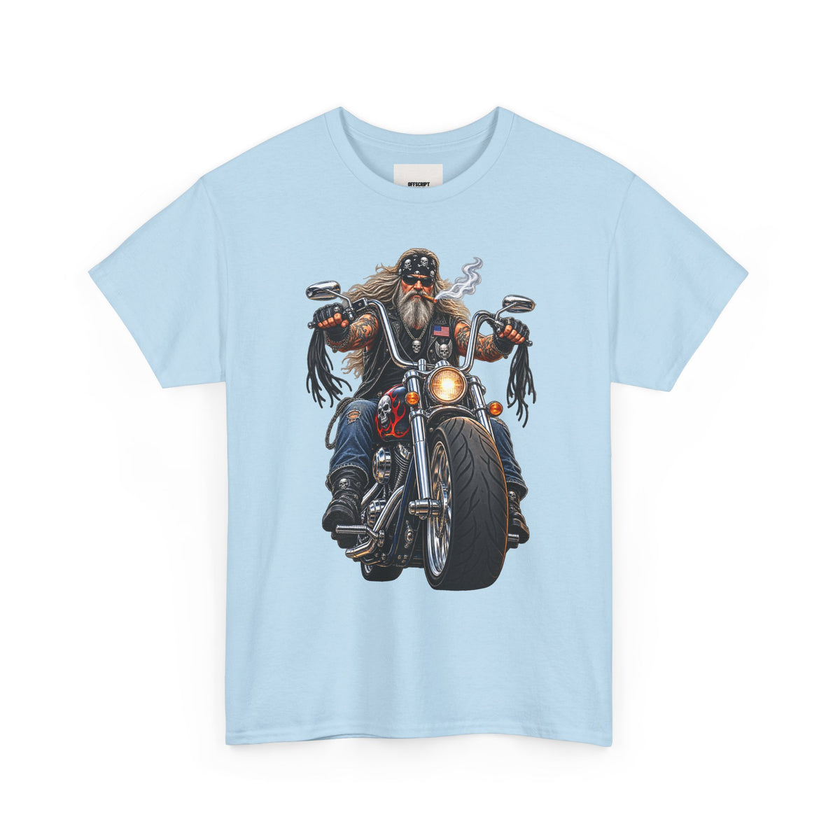 Biker Motorcycle Rider Graphic Tee — Vintage Road Rebel T‑Shirt
