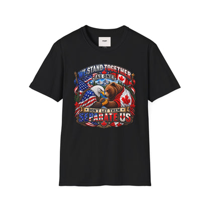Patriotic "We Stand Together As One" T-Shirt