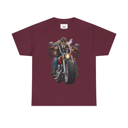 Biker Motorcycle Rider Graphic Tee — Vintage Road Rebel T‑Shirt