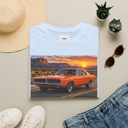 Classic Muscle Car Sunset T-Shirt
