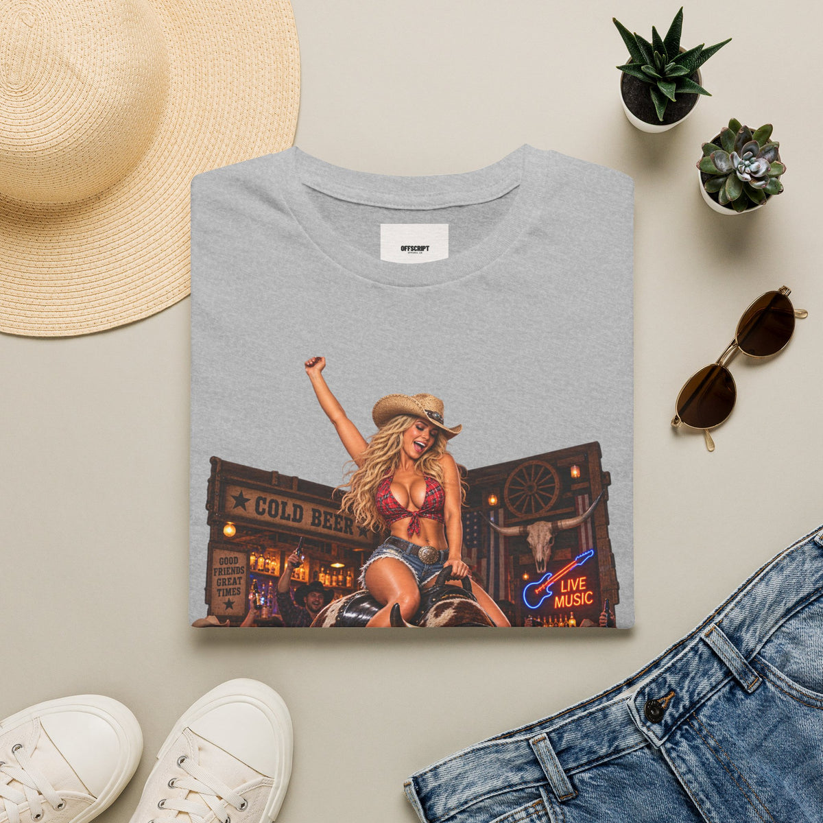 Honky Tonk Women T-Shirt — Retro Cowgirl Rodeo Graphic Tee