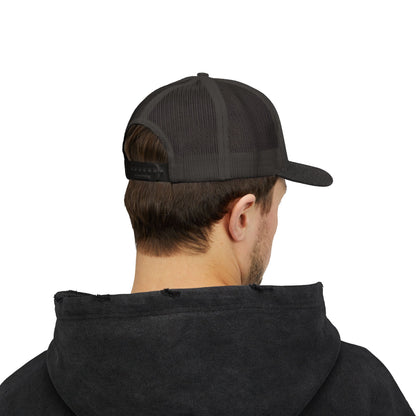 Cowboy Hat Snapback Trucker Cap – Western Rodeo Mesh Back Hat