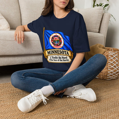 Minnesota Flag T-Shirt — "L'Étoile du Nord" State Pride Tee