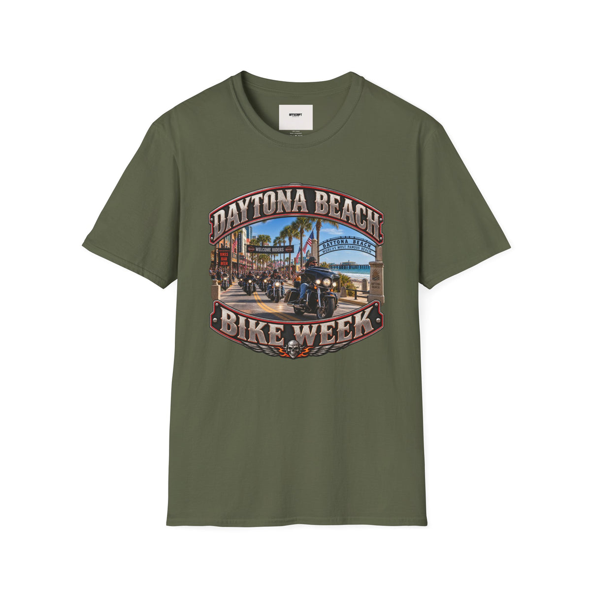 Daytona Beach Bike Week T-Shirt — Vintage Motorcycle Rally Tee