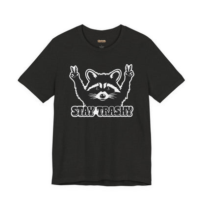 Stay Trashy Raccoon Graphic T-Shirt