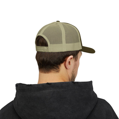 Cowboy Hat Snapback Trucker Cap – Western Rodeo Mesh Back Hat
