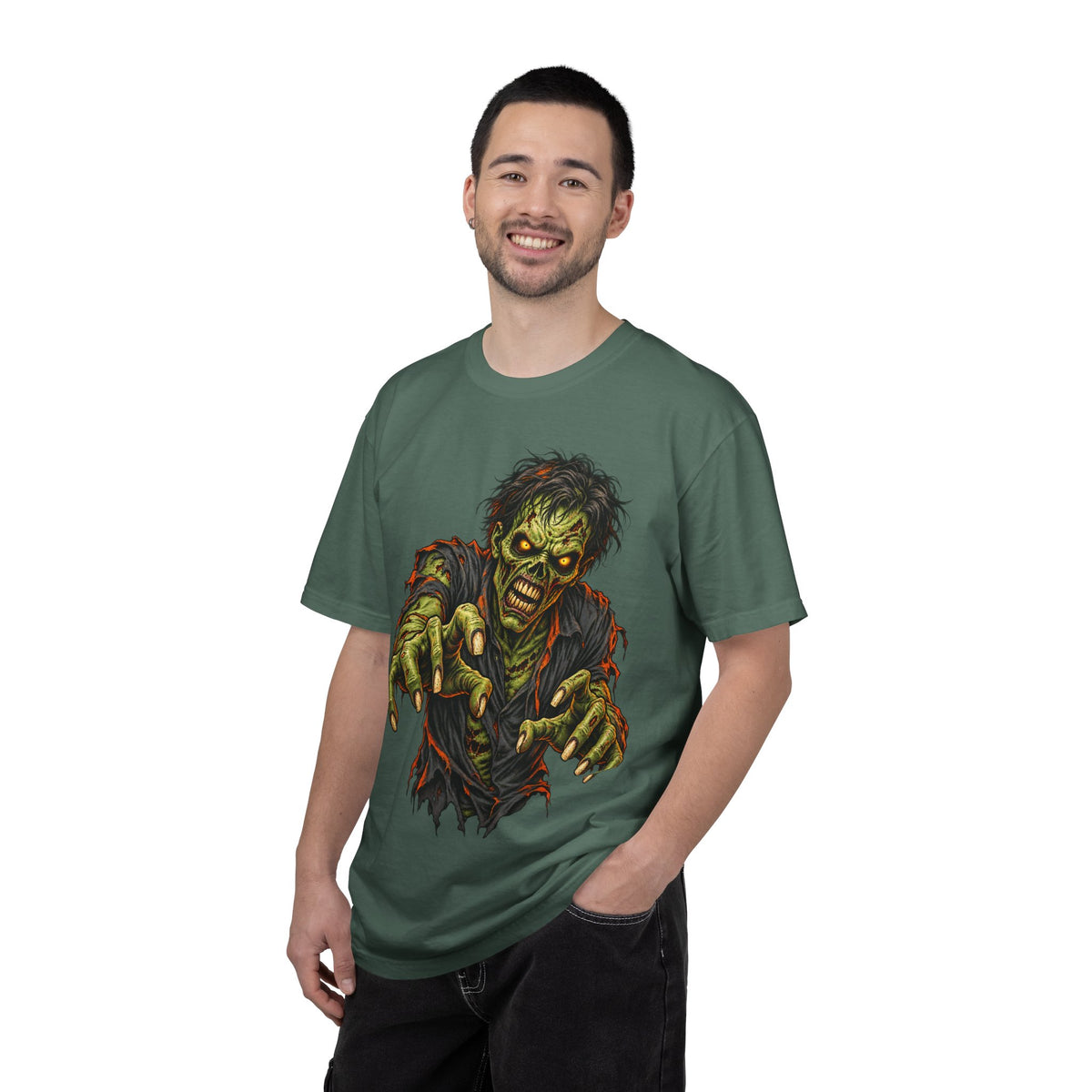 Zombie Attack T‑Shirt — Graphic Horror Tee for Halloween & Horror Fans