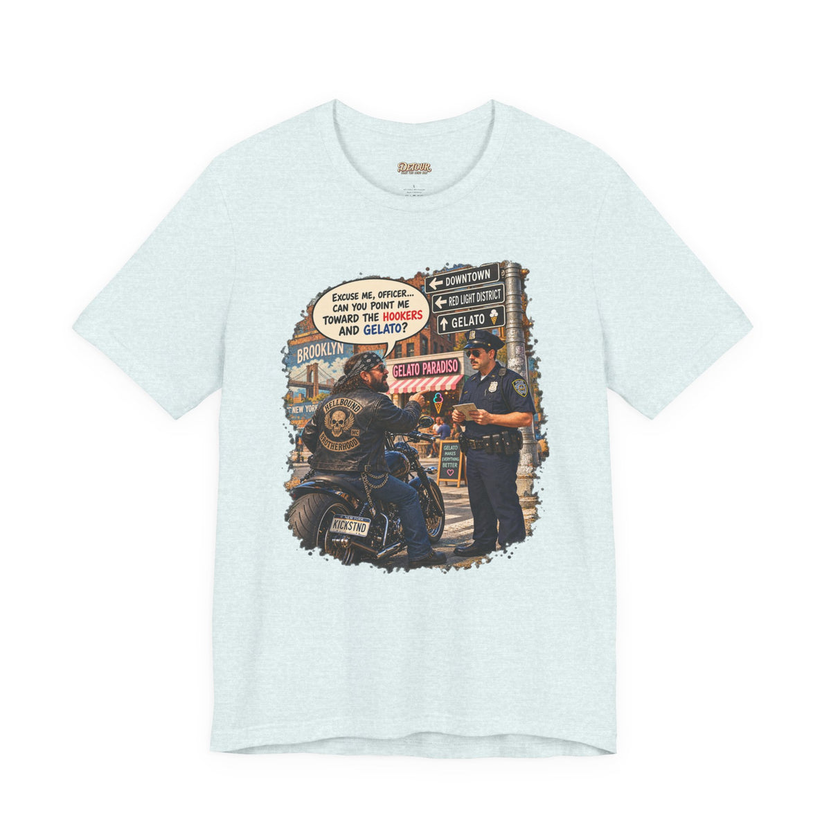 Motorcycle Rider Vintage Graphic Tee