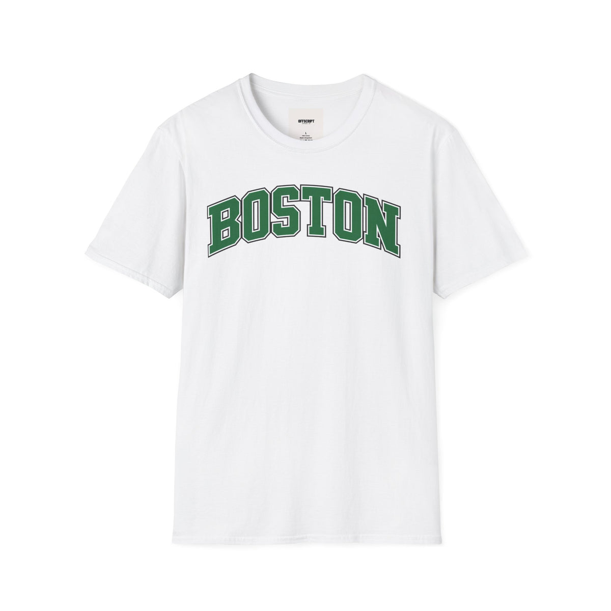 Boston Arch Logo T‑Shirt — Classic College Campus Tee