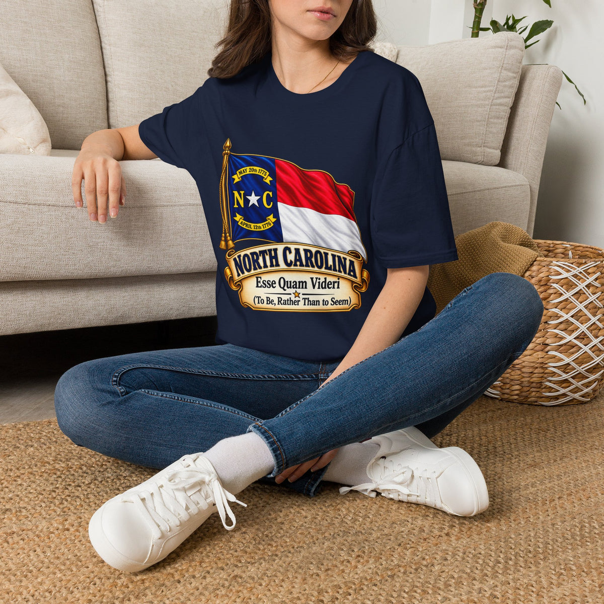 North Carolina Flag T-Shirt — State Pride NC Tee