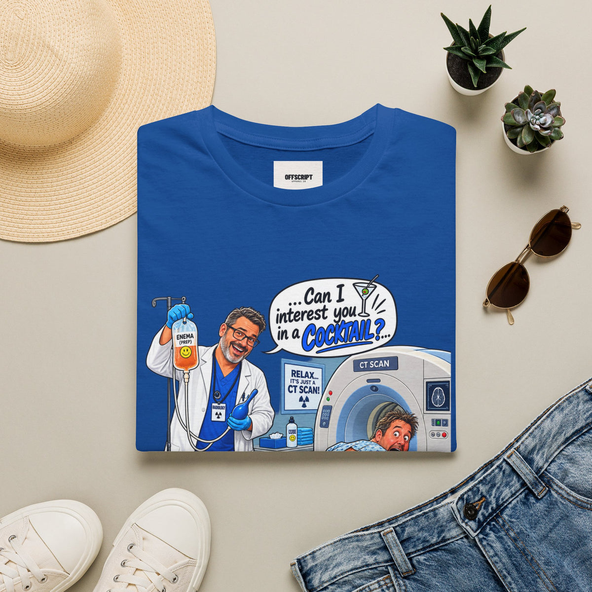 CT Tech T-Shirt — Funny ‘Can I Interest You in a Cocktail?’ Radiology Shirt