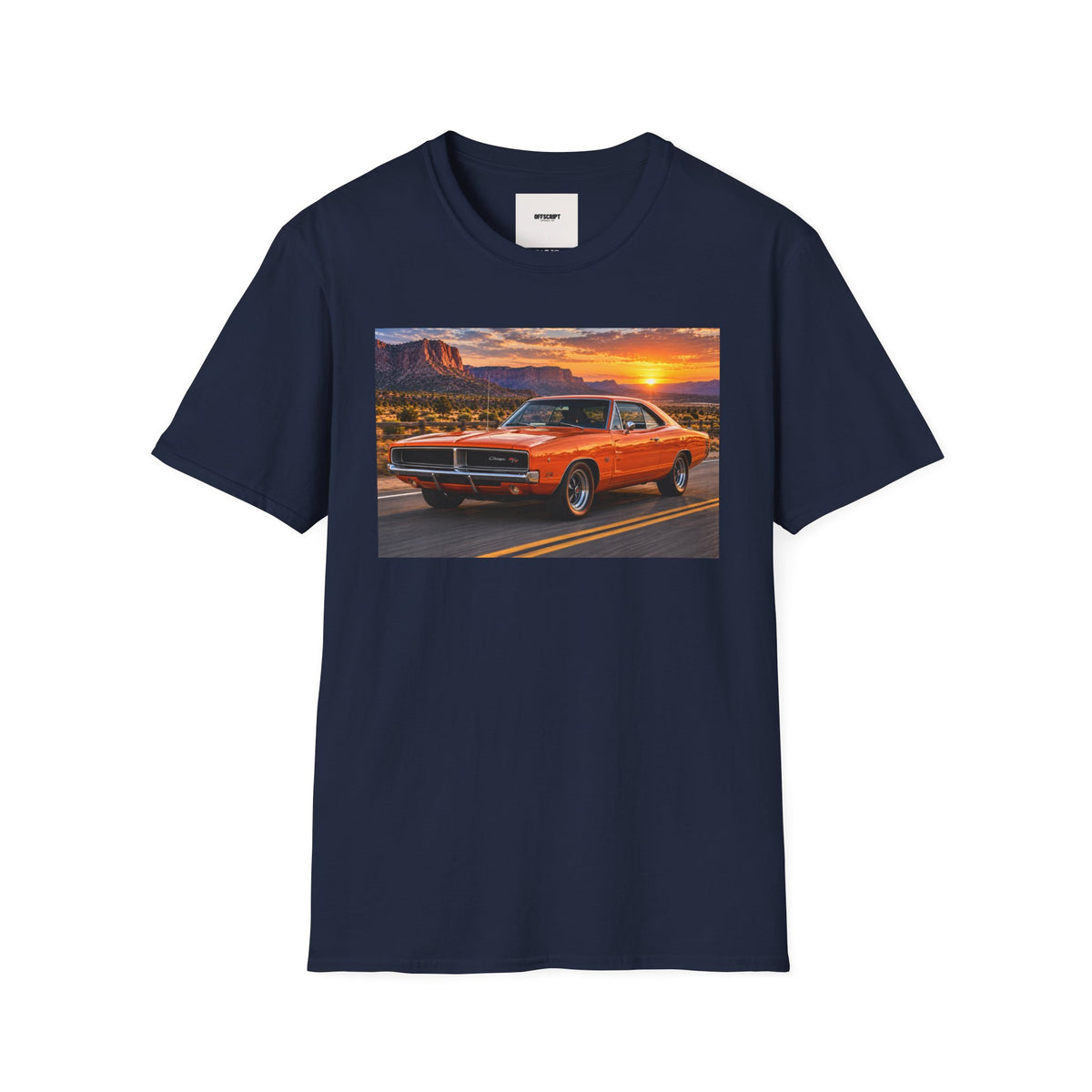 Classic Muscle Car Sunset T-Shirt