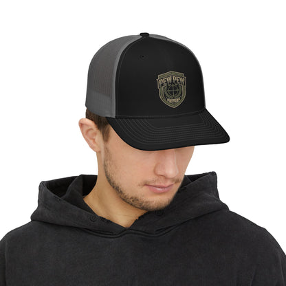 Tactical Shield Logo Snapback Cap | Trucker Mesh Hat