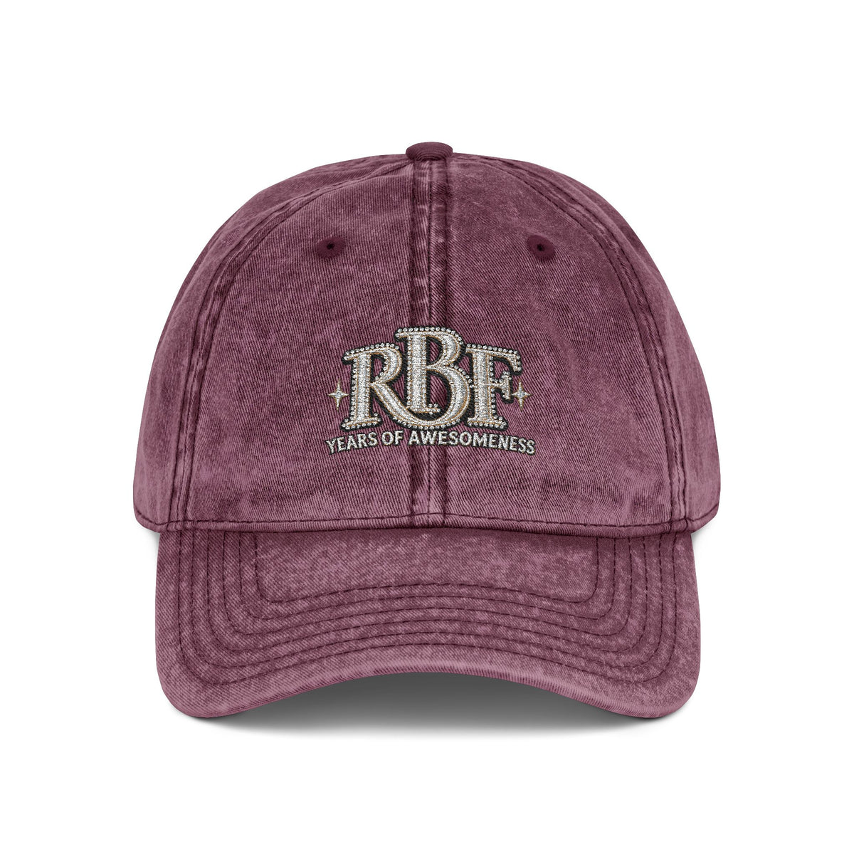 Vintage Embroidered Baseball Cap — RBF Crest
