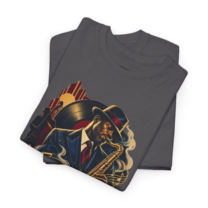 Saxophone Jazz Musician T-Shirt — Vintage Sax Player Tee