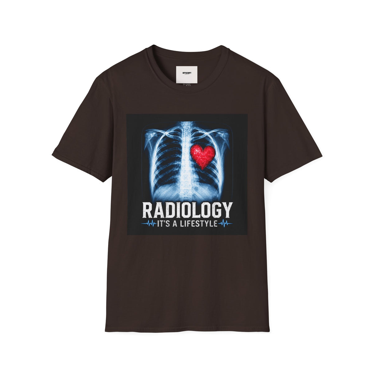 Radiology X-Ray Heart T-Shirt — "Radiology It's a Lifestyle" Tee for Radiologic Techs