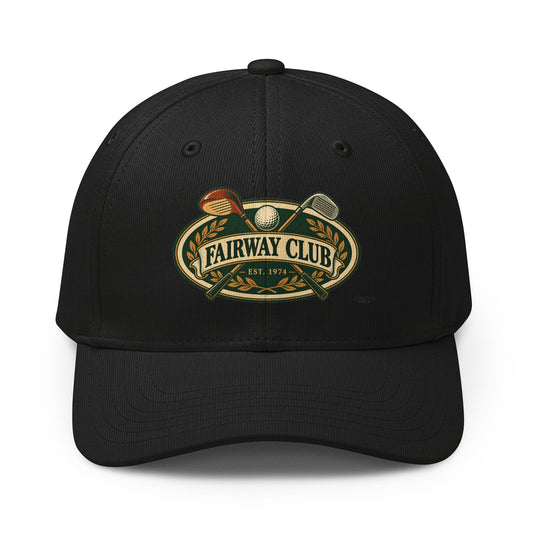 Fairway Club Golf Cap – Embroidered Vintage Golf Logo Adidas Hat
