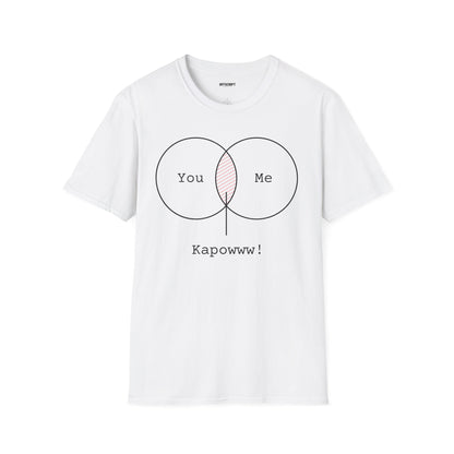You + Me Venn Diagram T-Shirt — "Kapowww!" Graphic Tee
