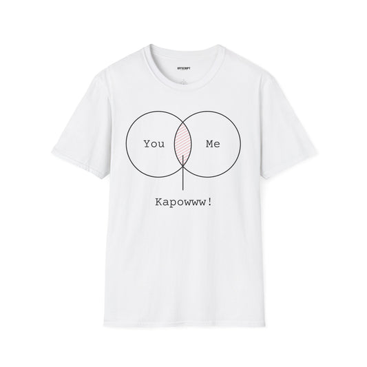 You + Me Venn Diagram T-Shirt — "Kapowww!" Graphic Tee