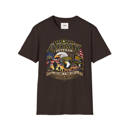 Army Veteran T-Shirt — Patriotic Eagle Airborne Tribute
