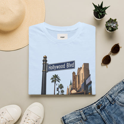 Hollywood Blvd T-Shirt — Vintage Palm Trees & Walk of Fame Tee