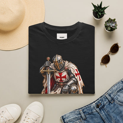 Knight T-Shirt — Fear No Evil Crusader Graphic Tee