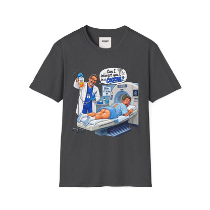 CT Tech T-Shirt — Funny ‘Can I Interest You in a Cocktail?’ Radiology Shirt