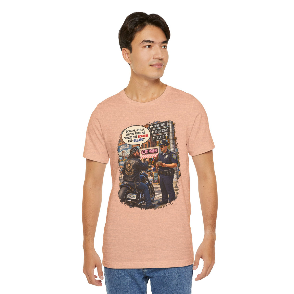 Motorcycle Rider Vintage Graphic Tee