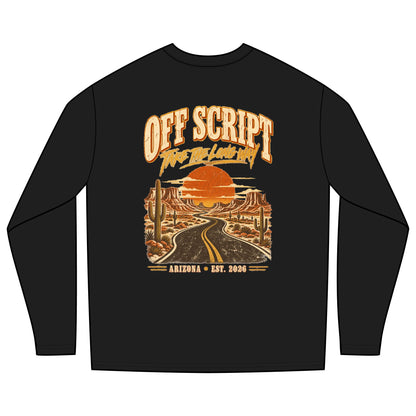 Off Script Arizona Desert Road Long Sleeve Tee
