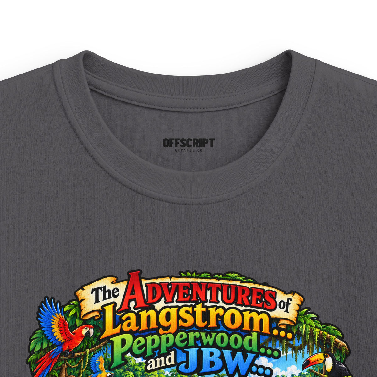 Kids Adventure Tee — 'The Adventures of Langstrom & Pepperwood' Vintage Storybook Graphic