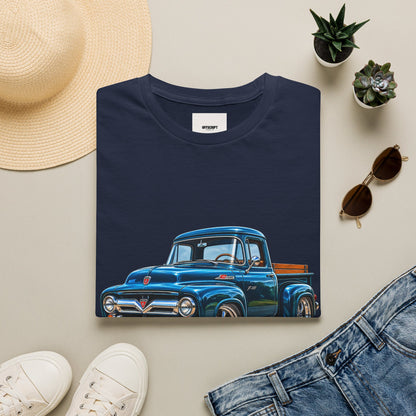 Vintage Blue Pickup T‑Shirt — Classic Retro Truck Graphic Tee