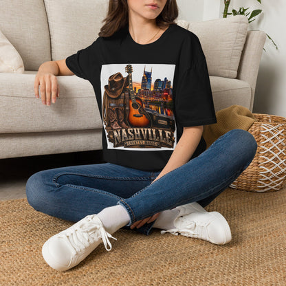 Nashville Skyline Guitar T-Shirt