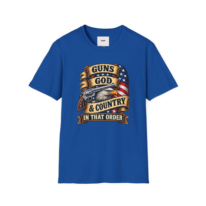 Guns God & Country Graphic T-Shirt