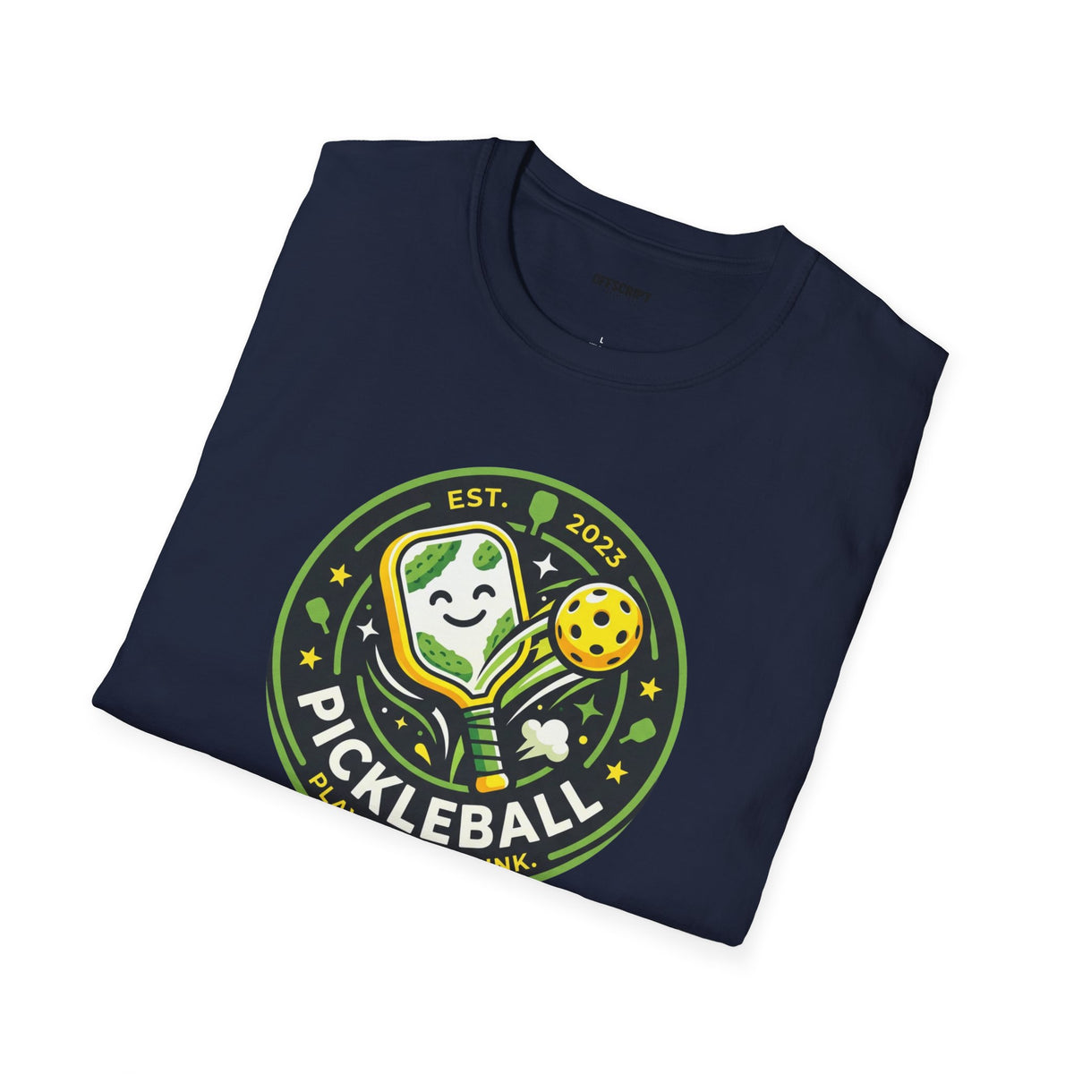 Pickleball Retro Crest T-Shirt — 'Pickleball' Vintage Logo Tee