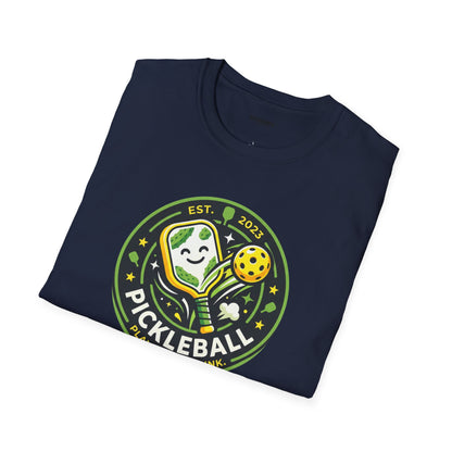Pickleball Retro Crest T-Shirt — 'Pickleball' Vintage Logo Tee